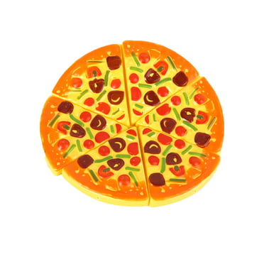 9pcs Kids Pizza Slices Toppings Food Dinner Kitchen Pretend Play Toys Set